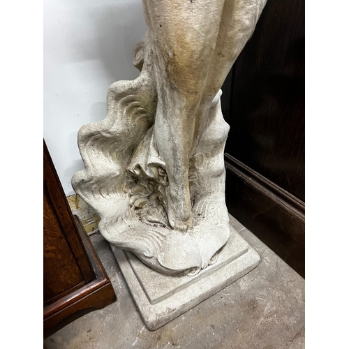 4 - A reconstituted stone 'Venus' garden statue, height 109cm *Please note the sale commences at 9am.... 