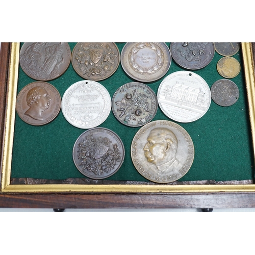 609 - 19th/20th century British commemorative medals  Exhibition of Art Treasures Manchester 1857 white m... 