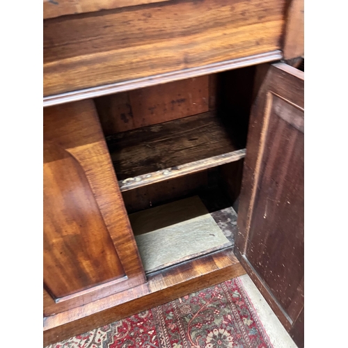 93 - A Victorian mahogany chiffonier, length 81cm, depth 41cm, height 125cm *Please note the sale commenc... 