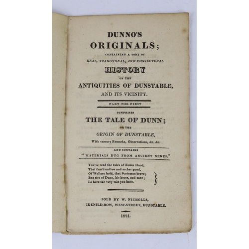 1 - ° ° BEDFORDSHIRE: (Dodd, Stephen) An Historical and Topographical Account of the Town of Woburn, the... 