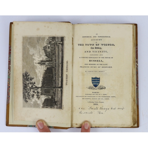 1 - ° ° BEDFORDSHIRE: (Dodd, Stephen) An Historical and Topographical Account of the Town of Woburn, the... 