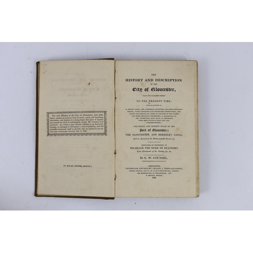 25 - ° ° GLOUCS: Fosbroke, Thomas Dudley - Abstracts of Records and Manuscripts respecting the County of ... 