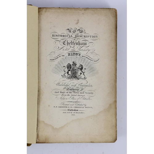 27 - ° ° GLOUCS:  The New Guide to Cheltenham...the Virtues and Qualities of its Mineral Waters...togethe... 