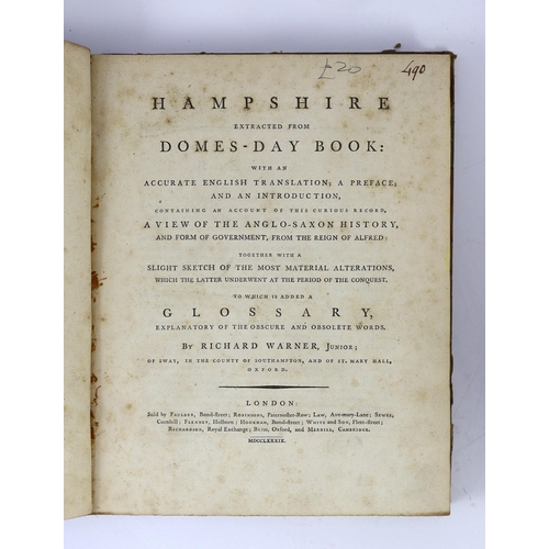 30 - ° ° HANTS:  Duthy, John - Sketches of Hampshire: embracing the architectural antiquities, topography... 