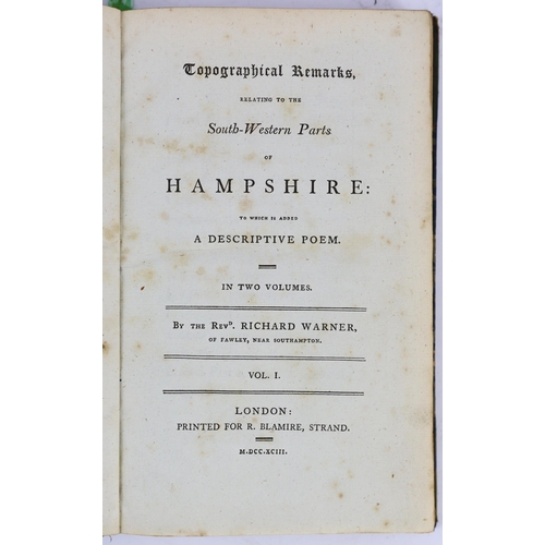 30 - ° ° HANTS:  Duthy, John - Sketches of Hampshire: embracing the architectural antiquities, topography... 