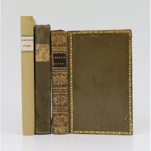 35 - ° ° HEREFORDS: The Hereford Guide ... also, an Account of the Principal Seats and Remarkable Places ... 