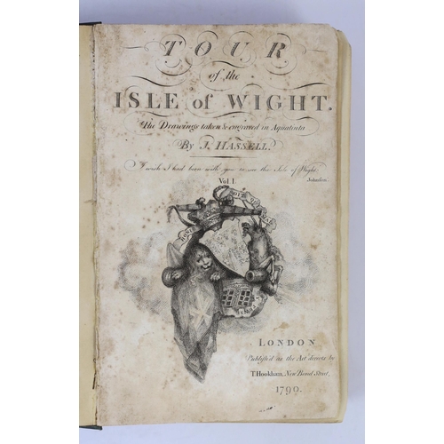 39 - ° ° ISLE OF WIGHT: (Hookham, T.) Tour of the Isle of Wight. The drawings taken and engraved by J. Ha... 