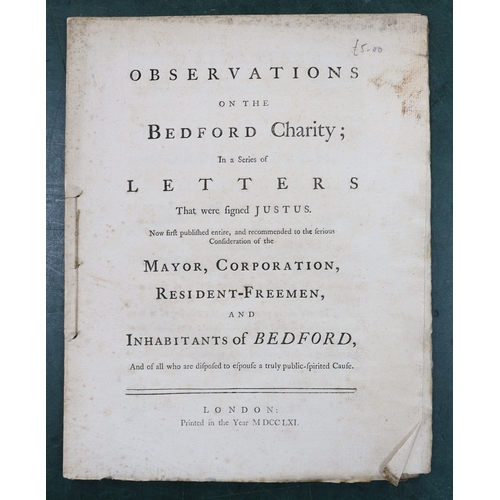 1 - ° ° BEDFORDSHIRE: (Dodd, Stephen) An Historical and Topographical Account of the Town of Woburn, the... 
