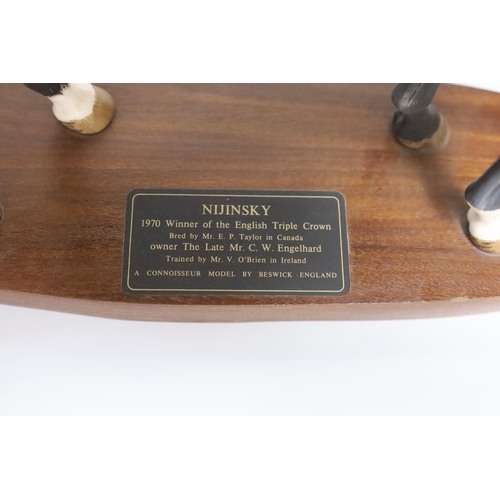 254 - A Beswick model of a horse Nijinsky 1970 winner of the English triple crown, bred by Mr. E. P. Tayl... 