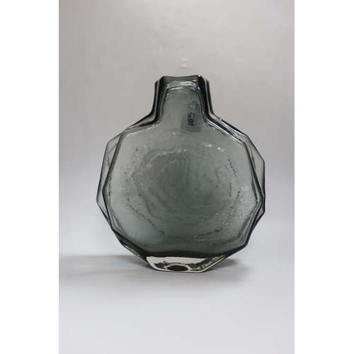 290 - A Whitefriars willow Banjo glass vase, 32cm