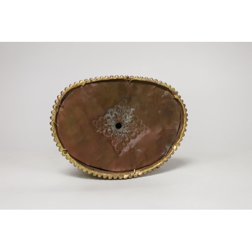 1260 - A Sino-Tibetan gilt bronze figure of Buddha Shakuamuni, 16cm