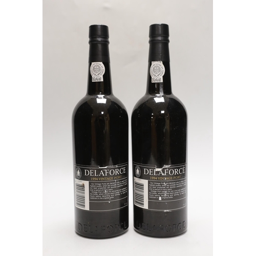 1276 - Two bottles of Delaforce vintage port 1994