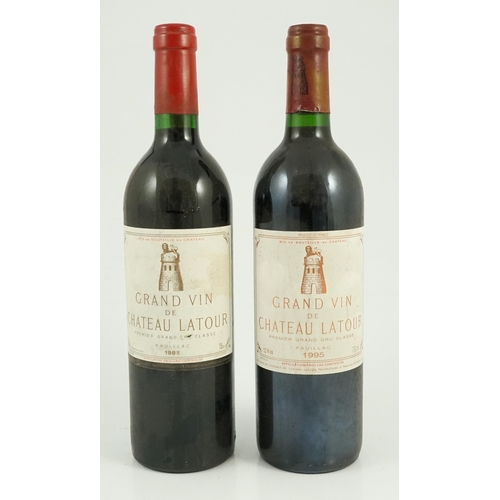 16 - A bottle of 75cl Grand Vin de Chateau Latour 1983 and another for 1995