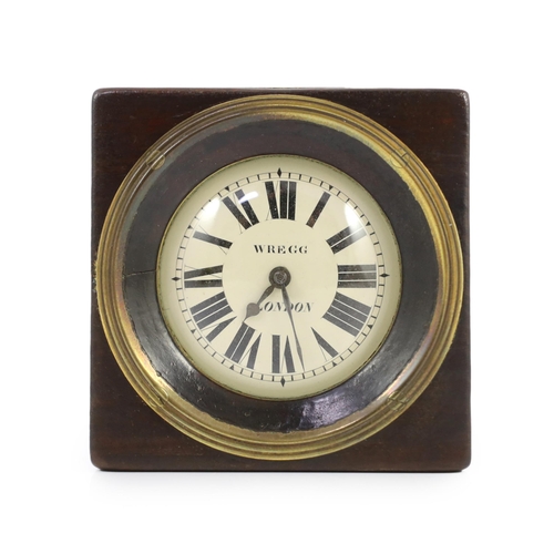 215 - A rare early 19th century Royal Mail Coach Guards timepiece, No. 1, by Wregg London, c.1810, cont... 