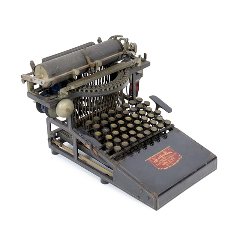 24 - An early typewriter, The Caligraph No.1 manufactured by The American Writing Machine Co. of New York... 