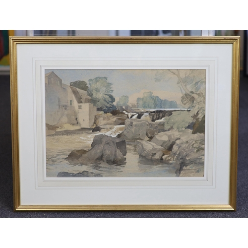 338 - Charles Knight (British, 1901-1990) 'Linton Falls, North Yorkshire'watercoloursigned34.5 x 51cm... 