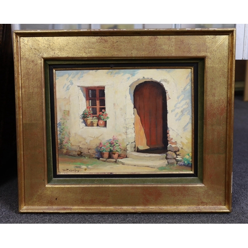 372 - § § Robert Chailloux (French, 1913-2006) 'The Open Door'oil on boardsigned26 x 34cm... 