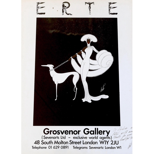 376 - Romain de Tirtoff Erté (Russian-French, 1892-1990) Erte Exhibition Grosvenor Gallery 1982lithographs... 