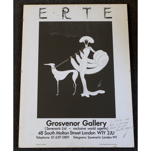 376 - Romain de Tirtoff Erté (Russian-French, 1892-1990) Erte Exhibition Grosvenor Gallery 1982lithographs... 