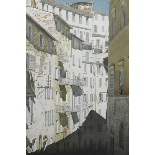 386 - § § Robert Louis Banks (1911-2001) 'Via Cartolari, Perugia'watercoloursigned and numbered 40599 x 66... 