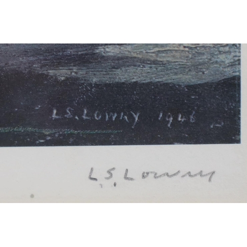 393 - § § Laurence Stephen Lowry R.A. (English, 1887-1976) 'The Lonely House'offset lithographsigned in pe... 