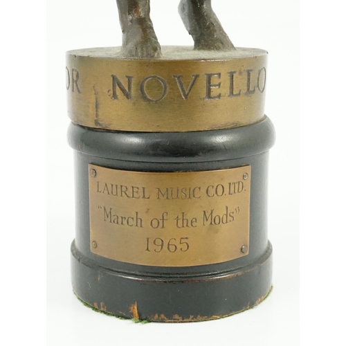 50 - An Ivor Novello award presented to Laurel Music Co in recognition of 'March of the Mods', 1965, the ... 