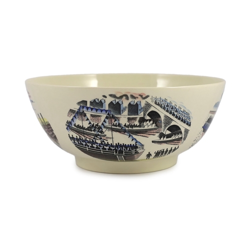 69 - A Wedgwood The Boat Race bowl, designed by Eric Ravilious, limited edition issued in 1975 from the... 