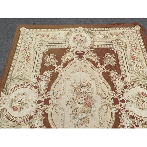 47 - An Aubusson style tapestry carpet, approximately 300 x 240cm