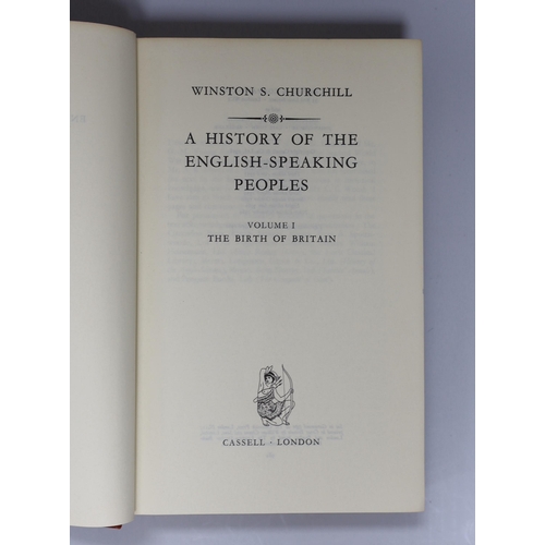 298 - ° ° Winston S. Churchill, A History of the English-Speaking Peoples, volumes I-IV