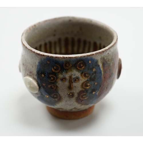 429 - Eric James Mellon (1925-2014) - a studio pottery tea bowl no.7979, 7cm tall