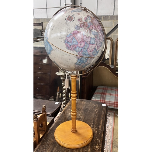 47 - A Replogle 16in. World Classic Series globe on stand, height 95cm