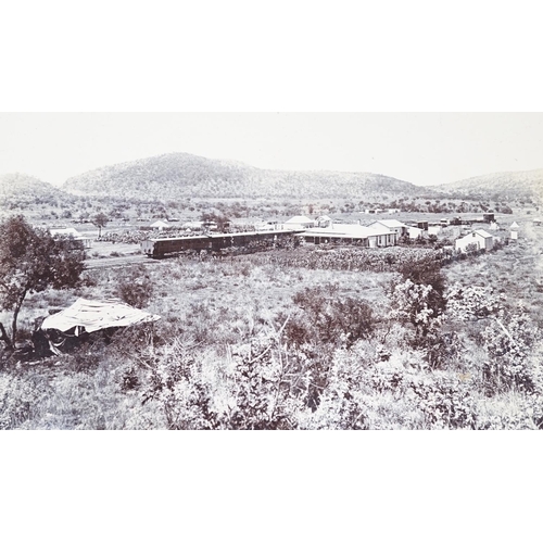 470 - An album of albumen photographs, 1897-1902, Boer war period, predominantly South African and Tribal ... 