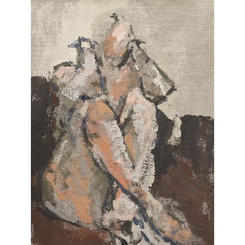 652 - Henry Mee (English, b.1955) Seated female nudeoil on canvas36 x 28.5cm, in the original frame suppli... 