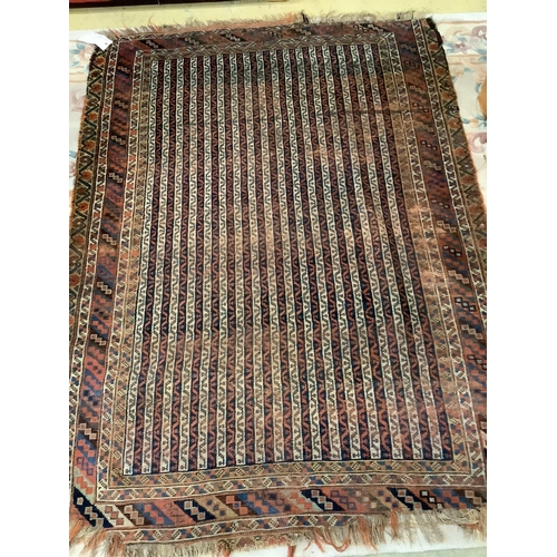 75 - An antique South West Persian Khamseh rug, 180cm x 130cm