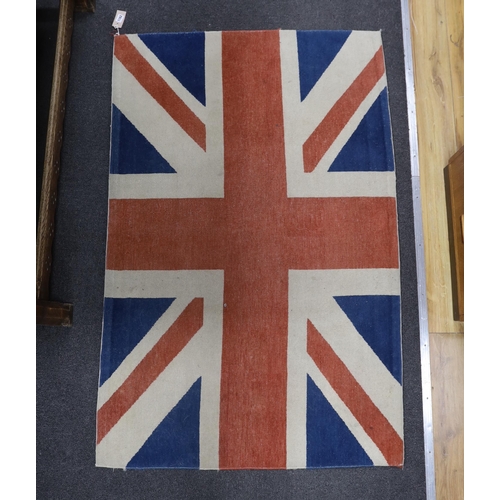 1162 - A contemporary Rug Company Union flag rug, 150 x 97cm