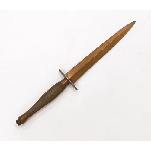 1261 - A Fairbairn Sykes Commando fighting knife, blade 17.5cm