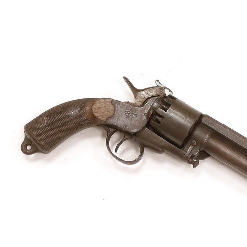 1272 - A good scarce nine short Le Matt 'Grape-Shot' single action percussion revolver, no.2083, c.1862-65,... 