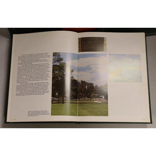 1301 - Golf Interest. An album containing photographs, menu and autographs of British Open Winners, gathere... 