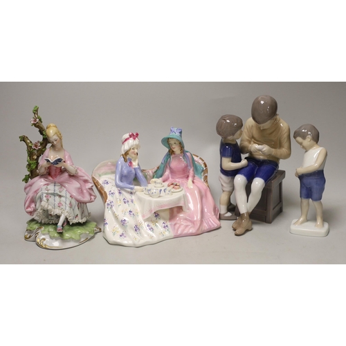 1419 - A group of Bing & Grondahl, Doulton etc figures