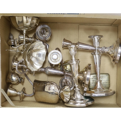 1481 - A quantity of silver plate