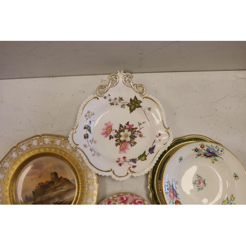 1503 - A collection of 19th/20th century English porcelain tableware including a Royal Doulton Pembroke Ca... 