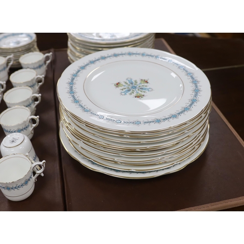 1583 - A Coalport Geneva dinner and coffee service including oval platters, bowls and tureen (a.f)