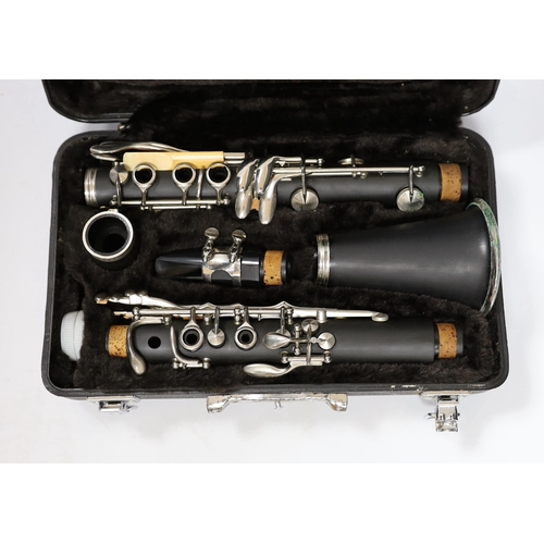 302 - A cased Lindo clarinet