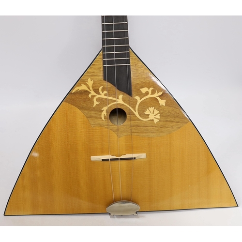 303 - A Hora Russian Balalaika, Model; M1080 with soft case