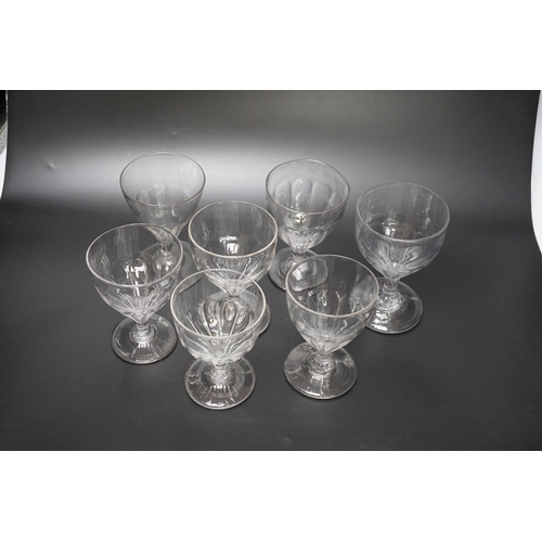 1262 - A group of seven Georgian wine glasses