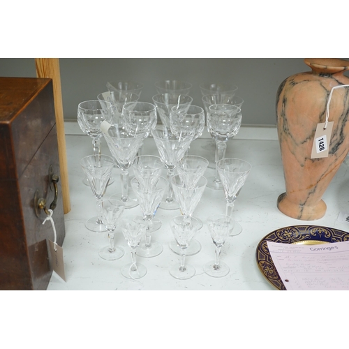 1296 - A quantity of Waterford Sheila pattern glasses