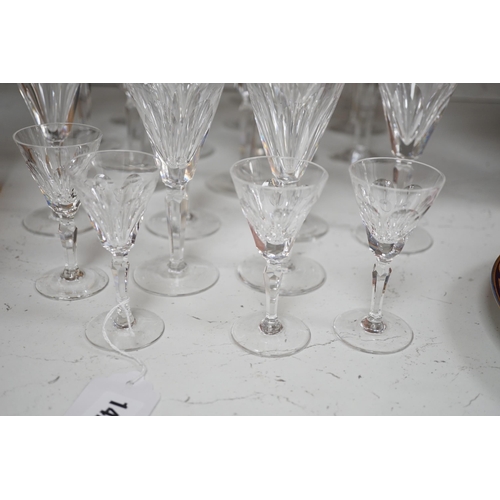 1296 - A quantity of Waterford Sheila pattern glasses