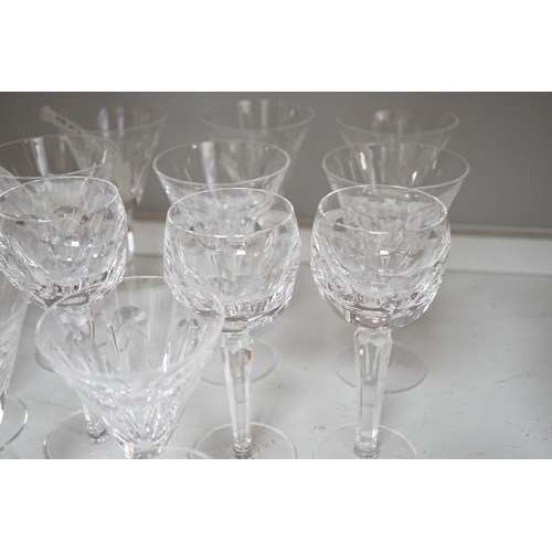 1296 - A quantity of Waterford Sheila pattern glasses