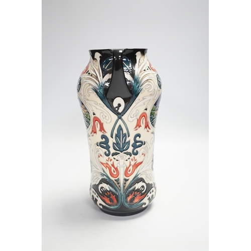 1347 - A Moorcroft Windsor Castle trial vase by Paul Hilditch, 25.5cm