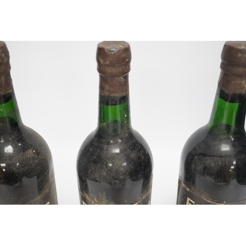 1372 - Three bottles of Fonseca 1966 Vintage Port